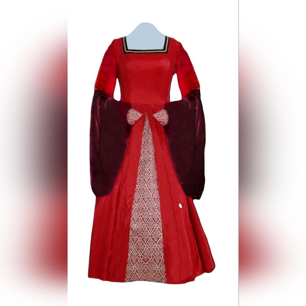 1791's lady The Other Boleyn Girl Dress Gown Anne's Costume size Large